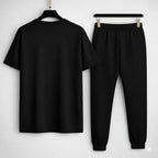 Gold Billionare Printed T Shirt & Trouser Set ( Stylih & Breathable )