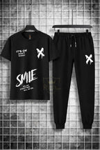 Trendy Logo-Printed Summer TracSuit For Men's