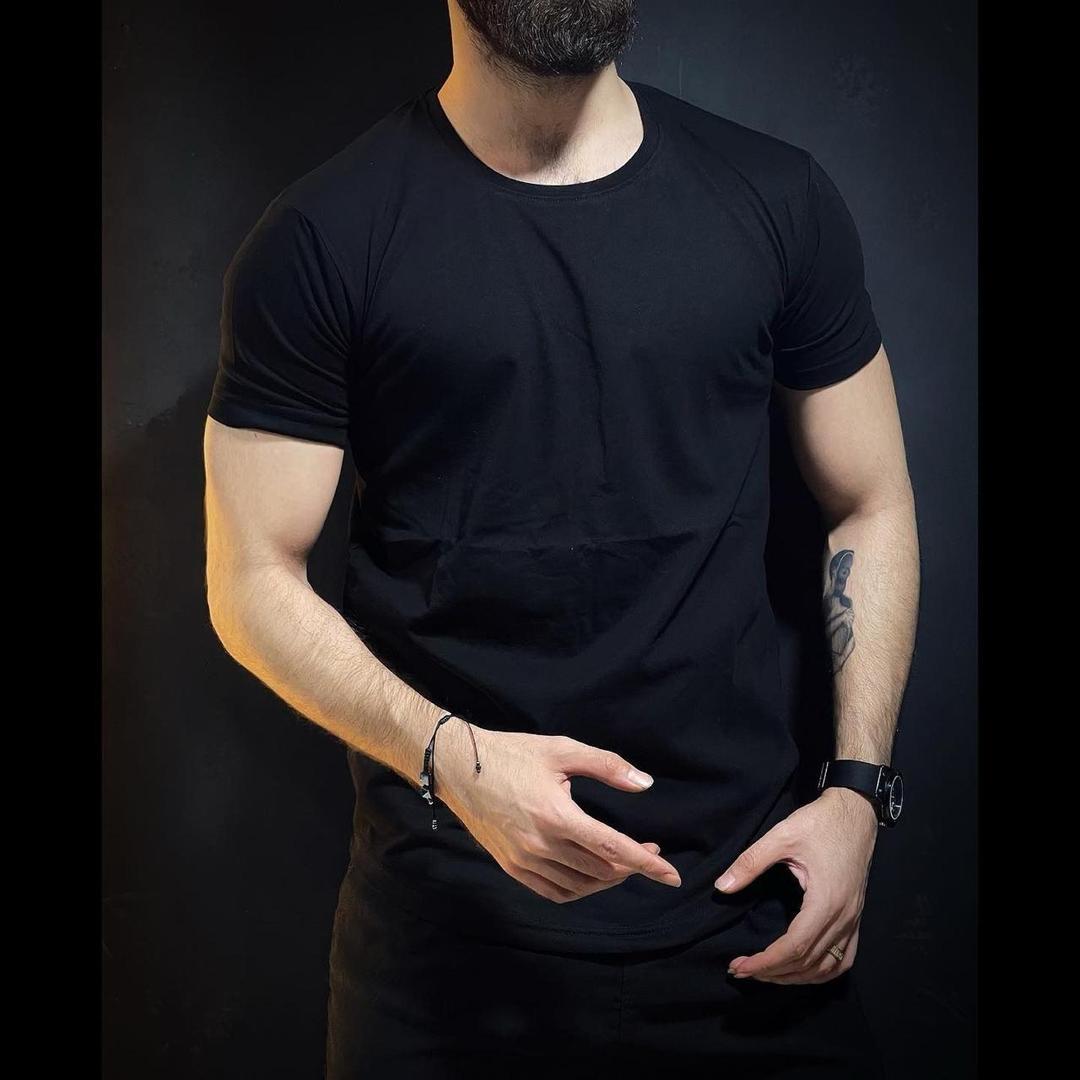 Premium Men's Jersey T-Shirt - 1 Pc, Round Neck, Plain Design