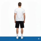 2 Pcs Men's Polyester Printed T-Shirt & Shorts Tracksuit