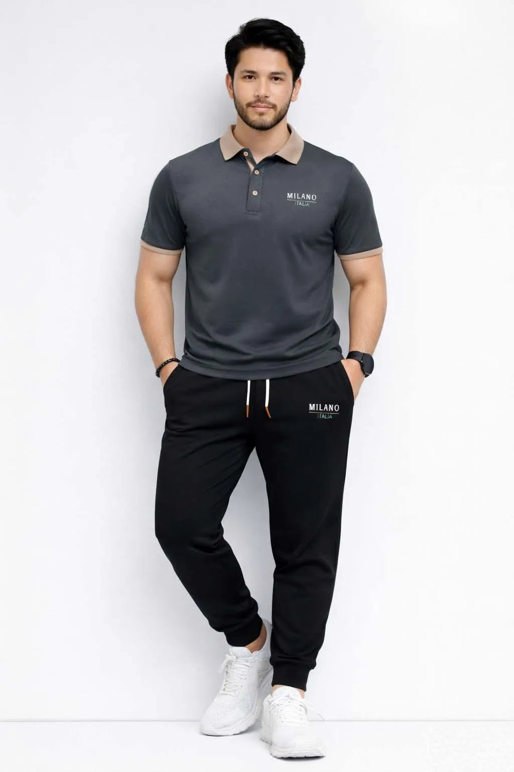 Men's Premium Printed Track Suit Set